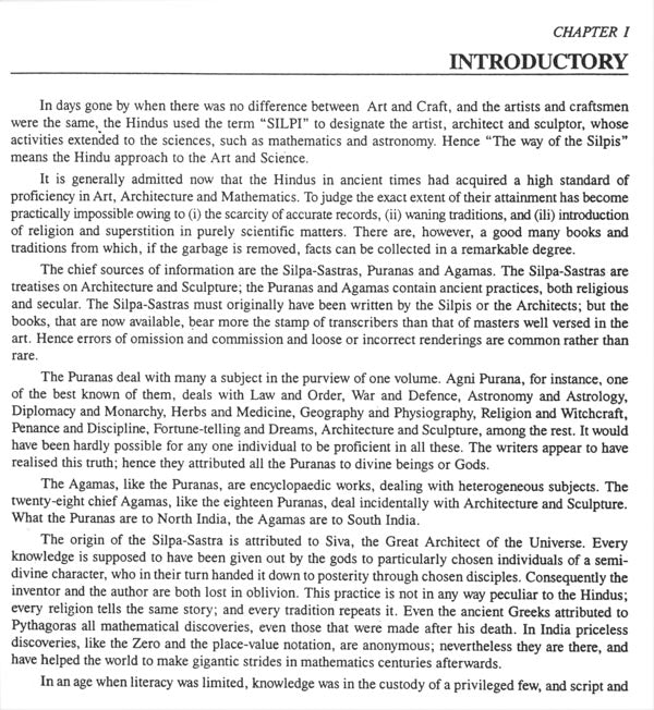 Hindu Architecture: Vastu and Silpa Sastra (PB) - Retail Maharaj