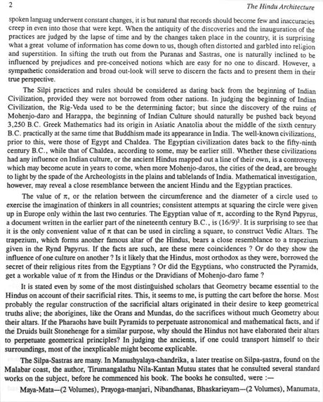 Hindu Architecture: Vastu and Silpa Sastra (PB) - Retail Maharaj