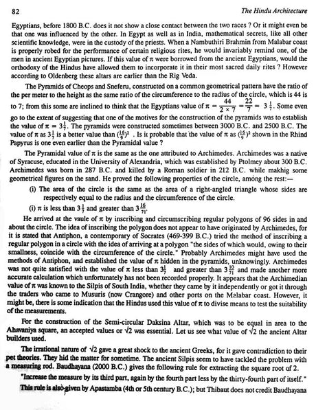 Hindu Architecture: Vastu and Silpa Sastra (PB) - Retail Maharaj
