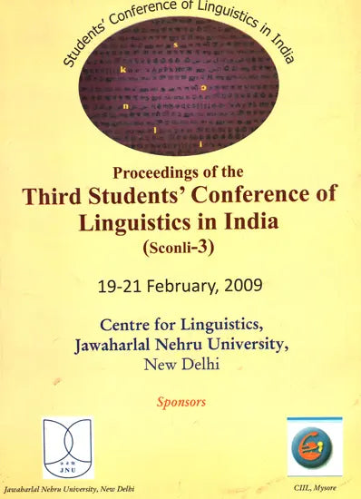Proceedings of the Third Students' Conference of Linguistics in India (Sconli-3) - Retail Maharaj