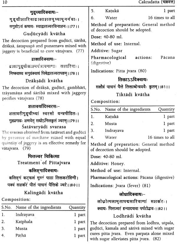 Cakradatta (Cikitsa Sangraha of Cakrapanidatta) - Retail Maharaj