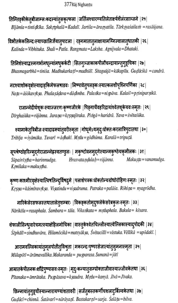 Raj Nighantu (Abhidha nacu damani) - Retail Maharaj