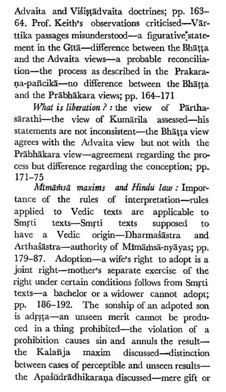 Introduction to the Purva Mimamsa (An Old Book) - Retail Maharaj