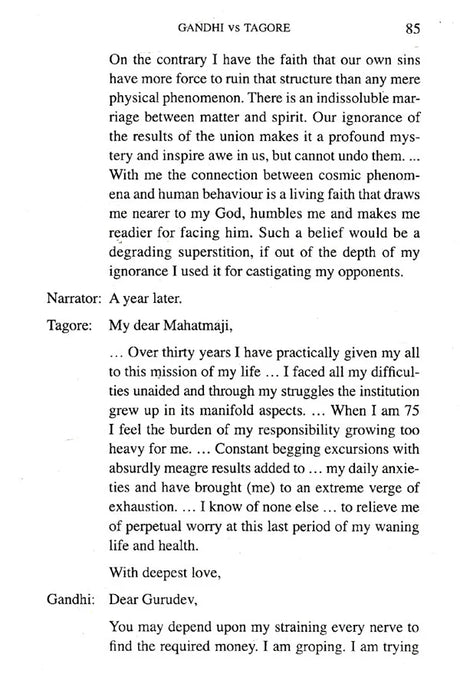 Gandhi vs Tagore - Retail Maharaj