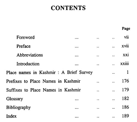 Place Names in Kashmir (An Old and Rare Book) - Retail Maharaj