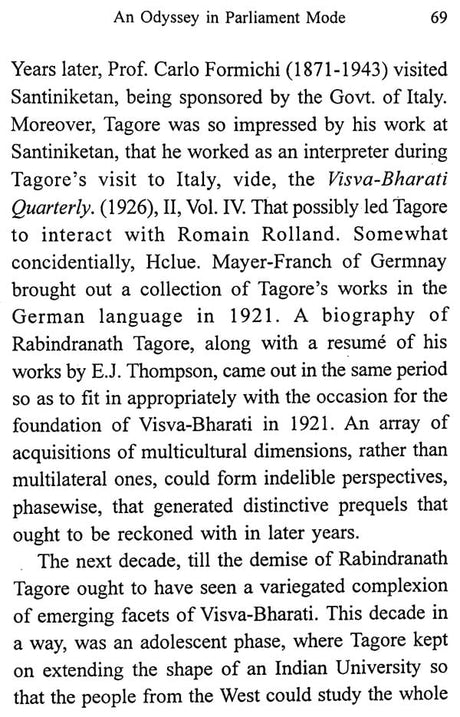 Visva-Bharati (An Odyssey in Parliament Mode) - Retail Maharaj