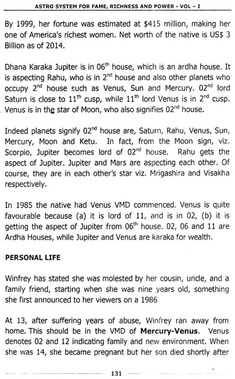 Astro System for Fame, Richness and Power (Volume 1) [English] By MK Viswanath - Retail Maharaj