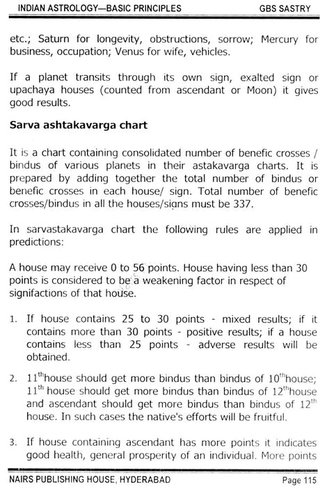 Indian Astrology Basic Principles [English] By G.B.S Sastry - Retail Maharaj