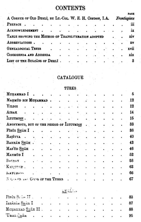 The Coinage and Metrology of The Sultans of Dehli- Incorporating A Catalogue of The Coins in the Author's Cabinet Now in The Dehli Museum - Retail Maharaj