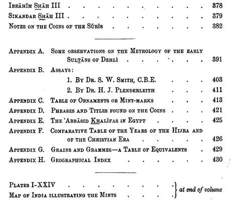 The Coinage and Metrology of The Sultans of Dehli- Incorporating A Catalogue of The Coins in the Author's Cabinet Now in The Dehli Museum - Retail Maharaj