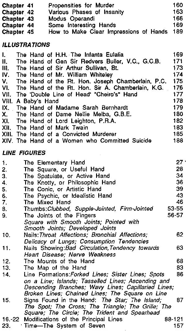Cheiro's Language of The Hand Illustrated (An Old and Rare Book)