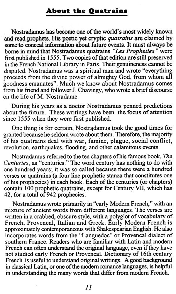 Nostradamus- History,Future and Complete Prophecies