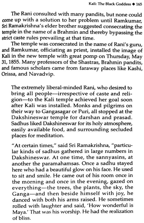 Kali: The Black Goddess of Dakshineshwar [English] - Retail Maharaj