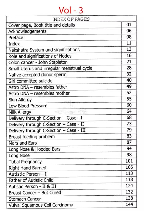 Nakshatra System on Medical Astrology- Second Edition Remedies Included (Set of 8 Volumes) - Retail Maharaj