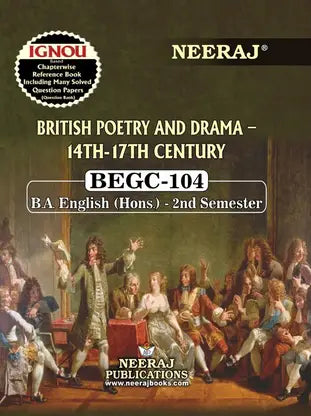 Neeraj Publications BEGC-104 BRITISH POETRY AND DRAMA - Retail Maharaj