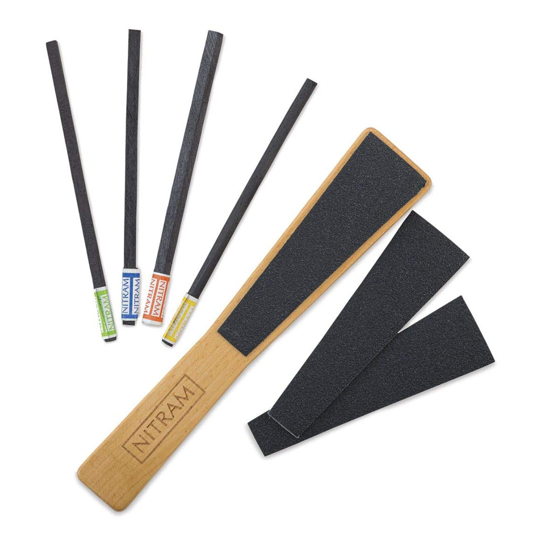Nitram Starter Kit for Charcoal Drawing and Sketching - Retail Maharaj