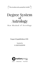 Degree System of Astrology [English] By Tirupur S GopalaKrishnan - Retail Maharaj