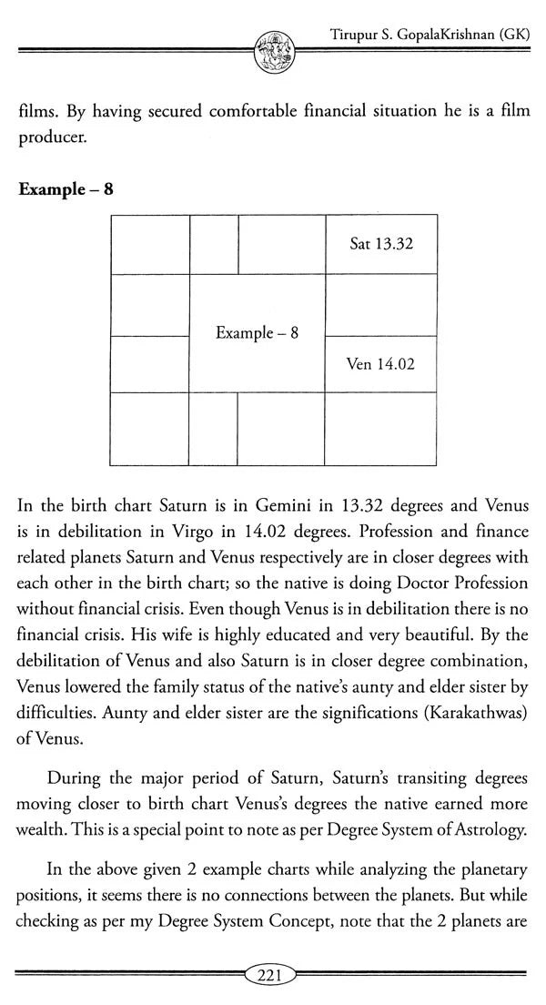 Degree System of Astrology [English] By Tirupur S GopalaKrishnan - Retail Maharaj