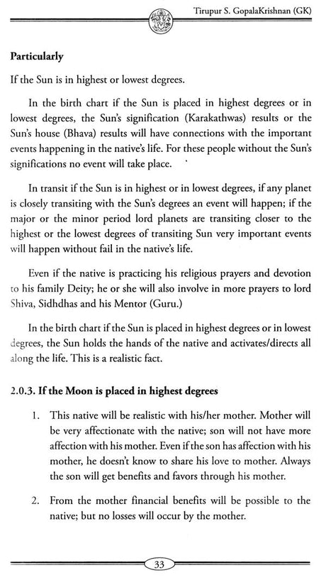 Degree System of Astrology [English] By Tirupur S GopalaKrishnan - Retail Maharaj