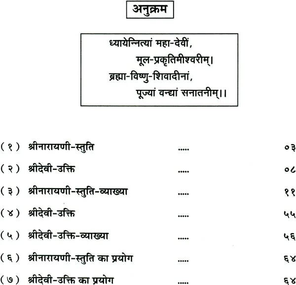 Narayani Stuti [Hindi Sanskrit] - Retail Maharaj