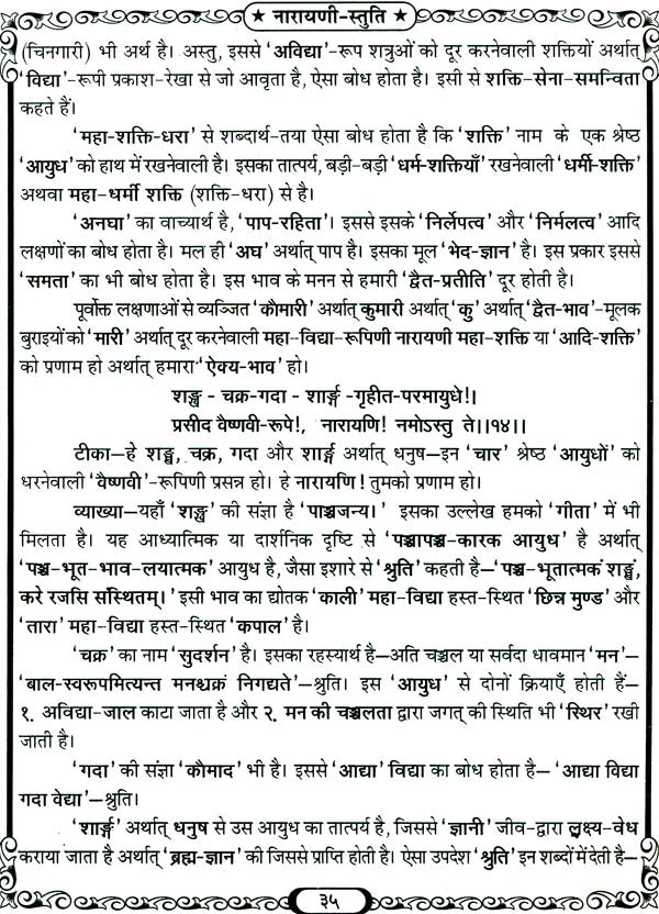 Narayani Stuti [Hindi Sanskrit] - Retail Maharaj