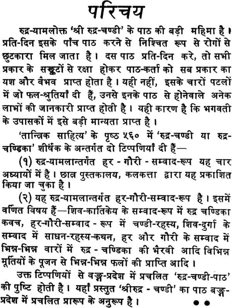 Shri Rudra Chandi [Sanskrit Hindi] - Retail Maharaj