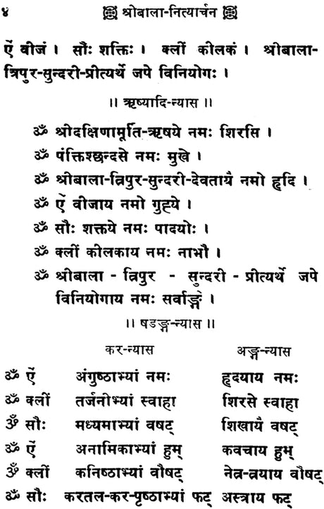 Shri Bala Nityaarchan Chakra Puja [Sanskrit Hindi] - Retail Maharaj