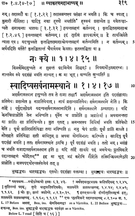 The Vyakarana Mahabhasya of Patanjali - An Old and Rare Book - Retail Maharaj