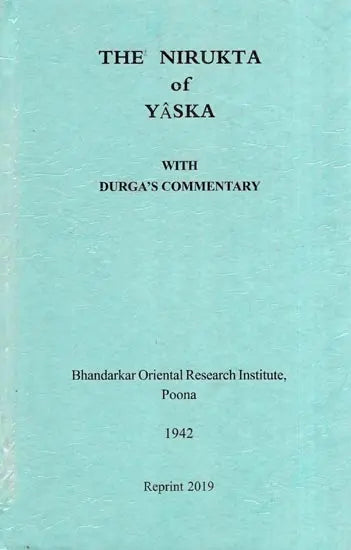 Yaska's Nirukta with Durga's Commentary - With Nighantu (Volume II) - An Old and Rare Book - Retail Maharaj