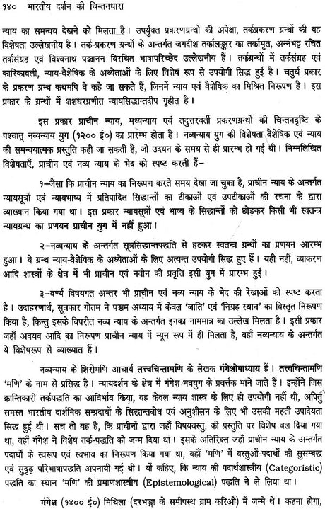 भारतीय दर्शन की चिन्तनधारा: Thought Stream of Indian Philosophy (An Old and Rare Book) - Retail Maharaj