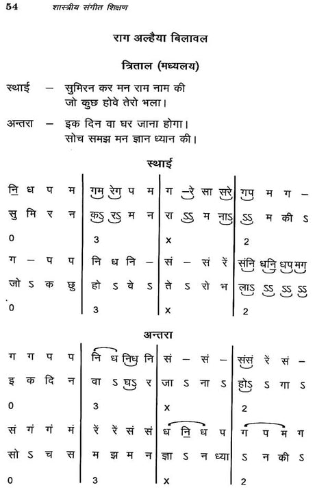 शास्त्रीय संगीत शिक्षण: Teaching of Classical Music (Set of 4 Volumes) - Retail Maharaj