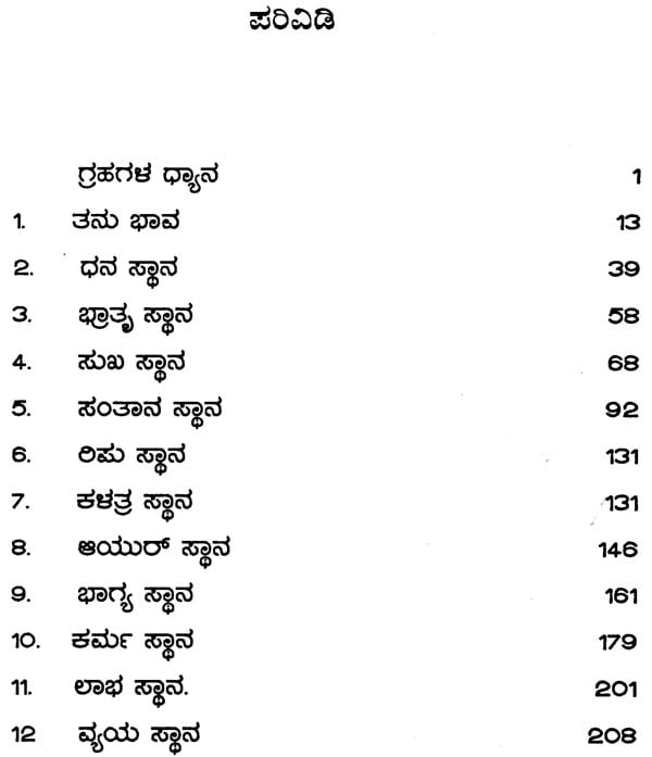 Jataka Pariksha Sutragalu (Kannada)