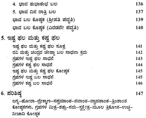 Grahagala Shadbala Mattu Bhavabal