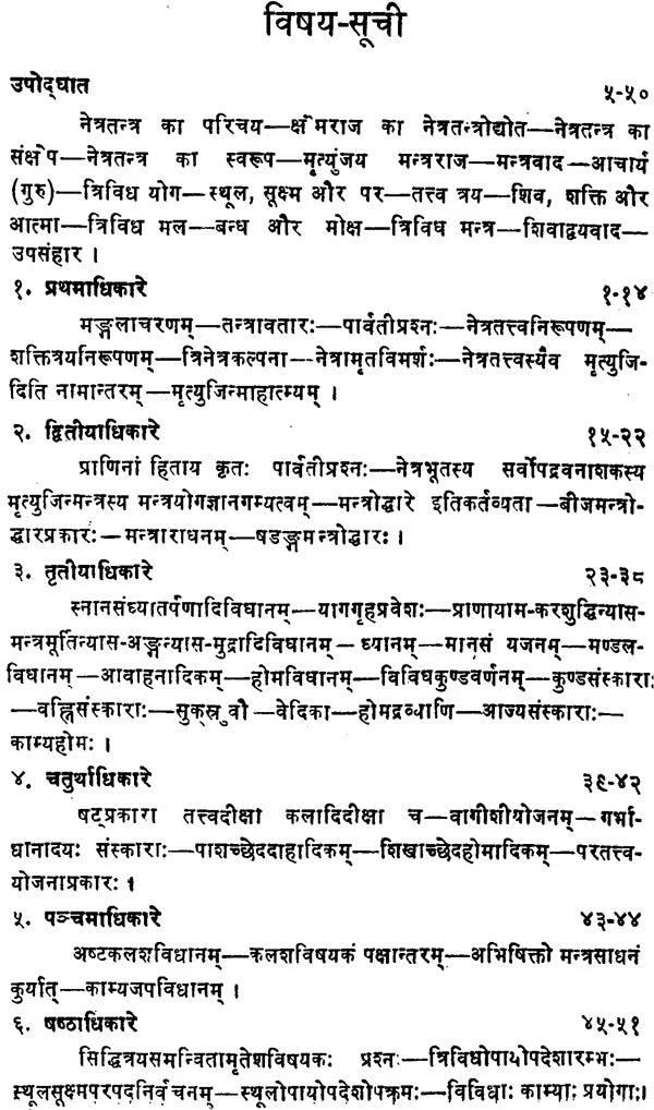 Netra-Tantram (Mrtyunjaya-Bhattarakah) - Retail Maharaj