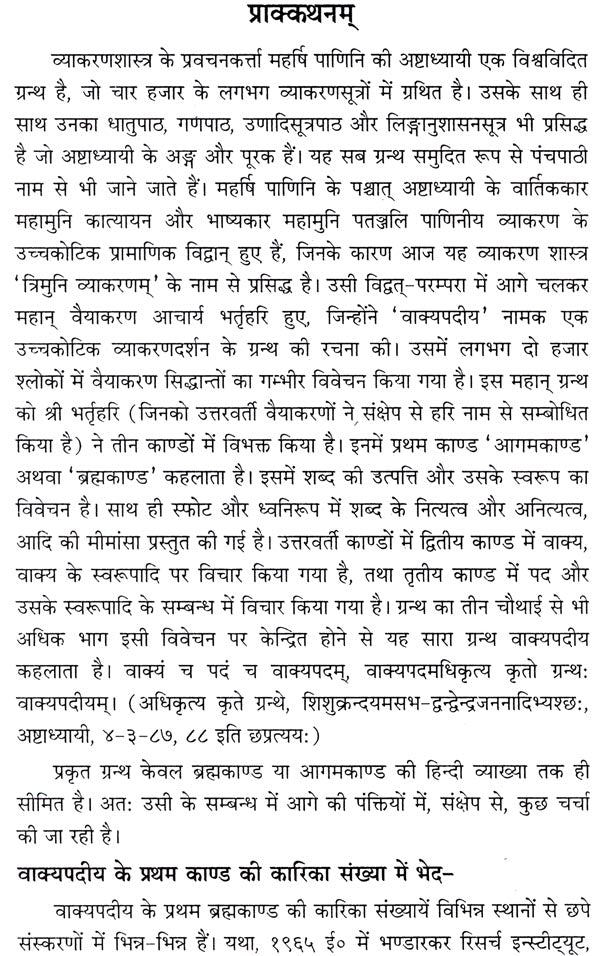 Vakyapadiya (Brahma Kanda) - Retail Maharaj