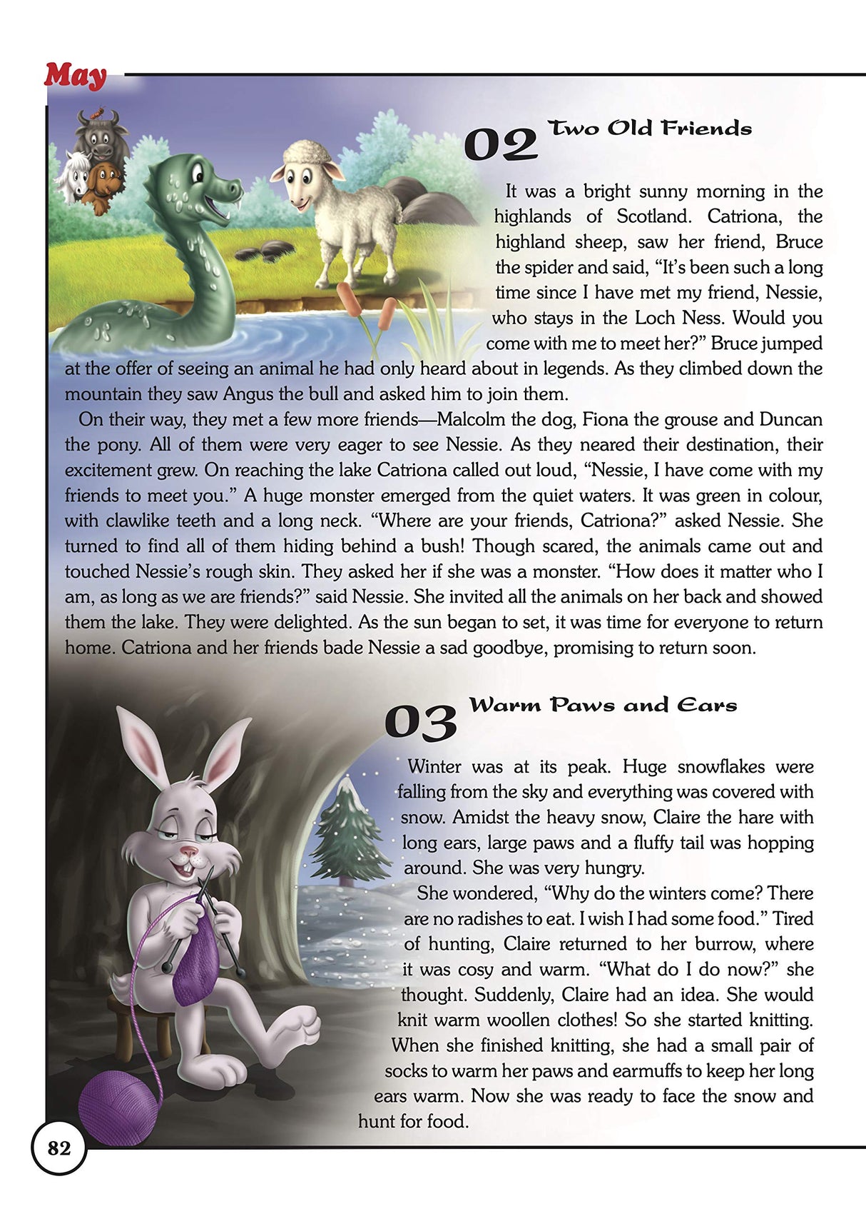 Story books : 365 Animal Tales (Illustrated stories for Children) (365 Series) - Retail Maharaj
