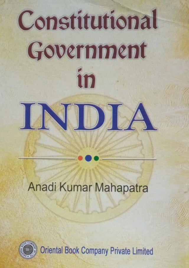 Constitutional Government in INDIA (English Version) - Retail Maharaj