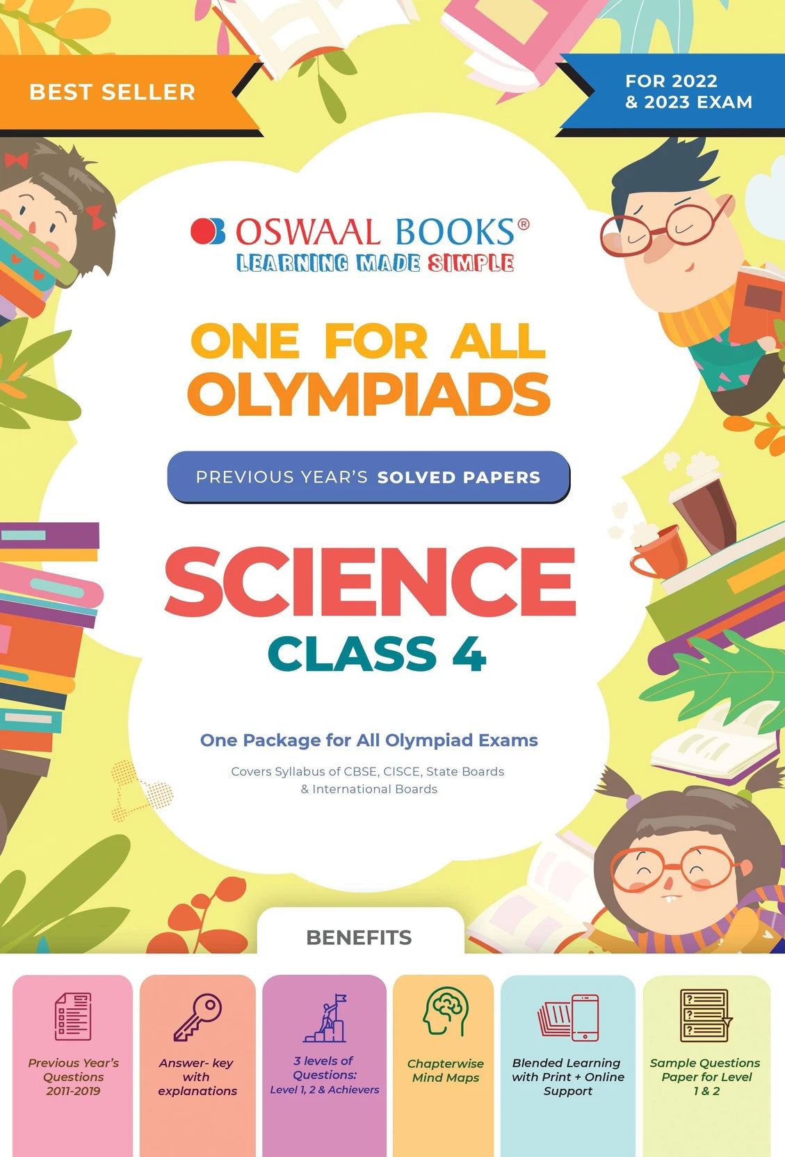 One For All Olympiad Previous Years' Solved Papers, Class-4 Science 2023 - Retail Maharaj