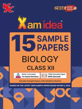 Xamidea 15 Sample Papers Biology Class 12 - Retail Maharaj