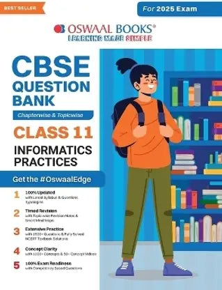 CBSE Question Bank Chapterwise and Topicwise SOLVED PAPERS_Class 11_Information Practices_For Exam 2024-25 - Retail Maharaj