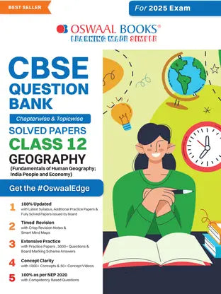 CBSE Question Bank Chapterwise and Topicwise SOLVED PAPERS_Class 12_Geography_For Exam 2024-25 - Retail Maharaj
