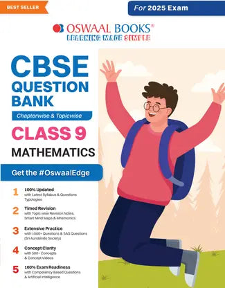 CBSE Question Bank Chapterwise and Topicwise SOLVED PAPERS_Class 9_Mathematics_For Exam 2024-25 - Retail Maharaj