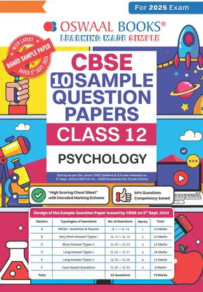 Cbse Sample Question Papers Class 12 Psychology - Retail Maharaj