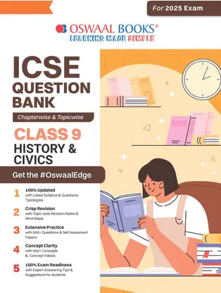 Oswaal Icse Question Bank Solved Papers_class 9_history & Civics_for Exam 2024-25 - Retail Maharaj