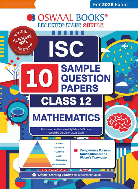 Oswaal Isc | 10 Sample Question Papers | Class 12 | Mathematics - Retail Maharaj