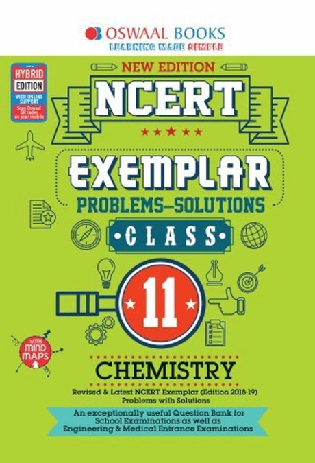 Oswaal NCERT Exemplar (Problems - solutions) Class 11 Chemistry Book - Retail Maharaj