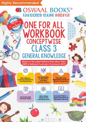 Oswaal One For All Workbook, Class 3, General Knowledge - Retail Maharaj