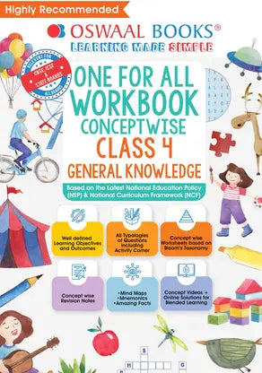 Oswaal One For All Workbook, Class 4, General Knowledge - Retail Maharaj