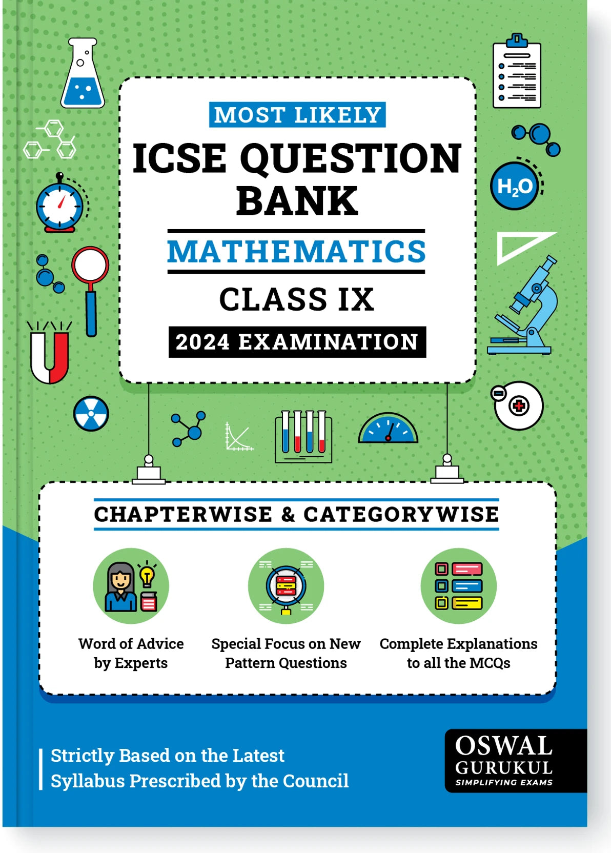 Most Likely ICSE Question Bank : Mathematics Class 9 (2024 Examination) - Retail Maharaj