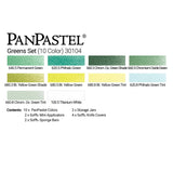 PanPastel Colours Set of 10 (Professional Soft Pastels in Pans)